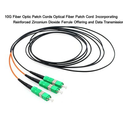 Cables de Fibra Óptica OM3 de 10G con Férula de Dióxido de Zirconio Transmisión de Datos OEM