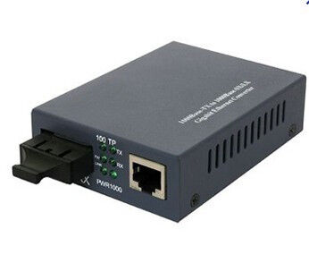Buy IEEE802.3 Fiber Optic To Ethernet Copper To Fiber Converter MM To SM 1000M online manufacture